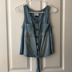 Button down Jean shirt